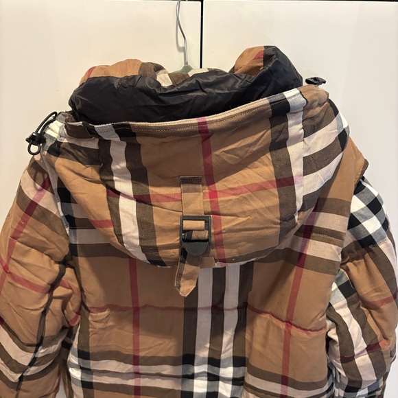 Burberry Vintage Check Hooded Down Jacket - Picture 8 of 8